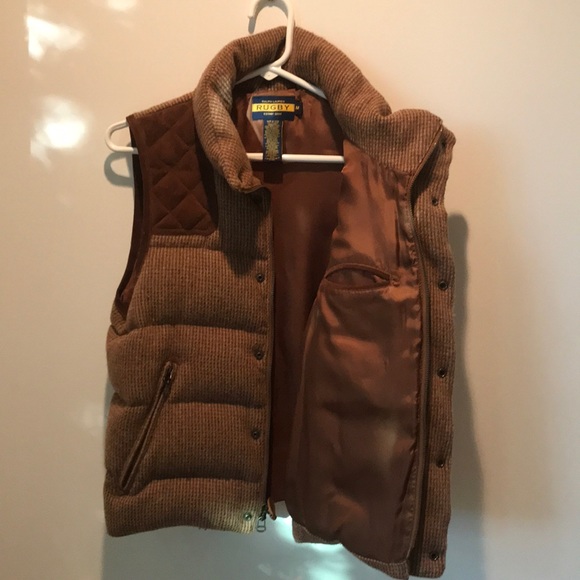 ralph lauren brown vest
